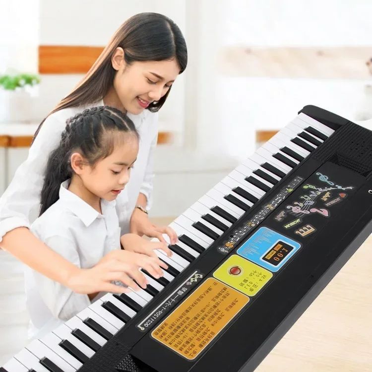 Musical Instrument Harmonium - بيانو إلكتروني للأطفال بـ 37/61 مفتاحًا
