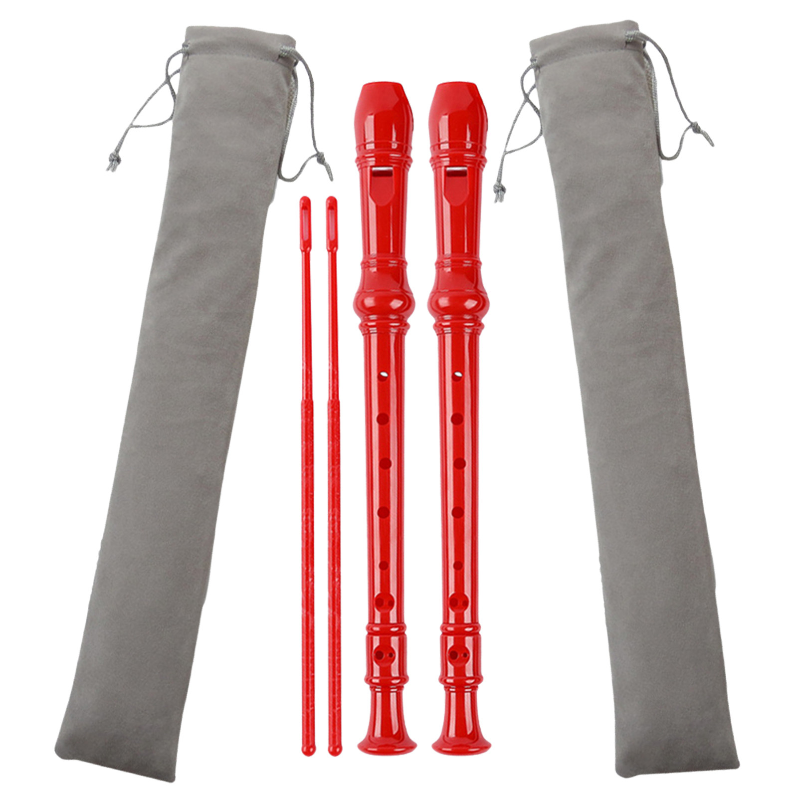 مجموعة من 2 قطعة من آلات النفخ - مراجعة Soprano Recorder Plastic وسعره